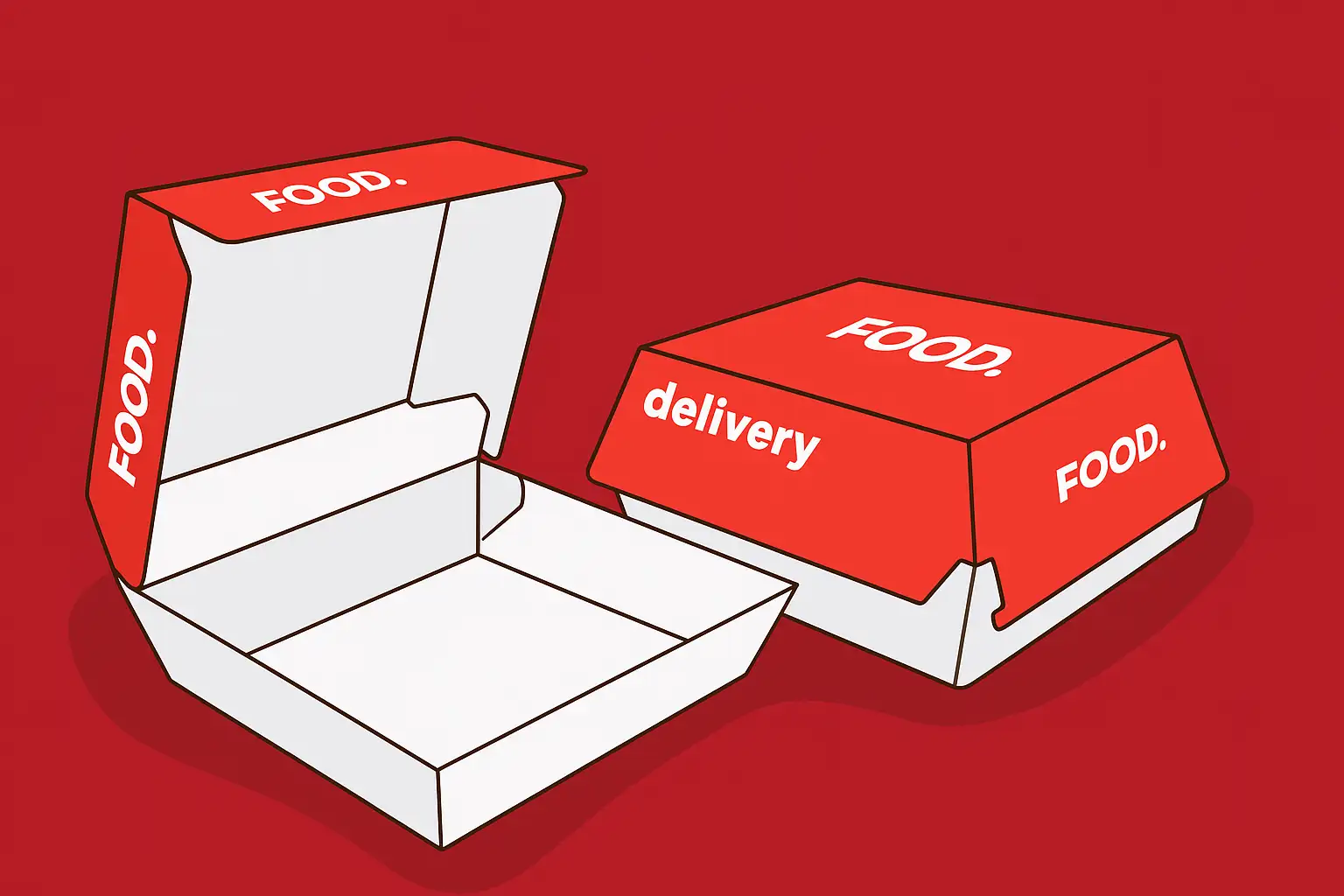 Contoh Box Nasi Kotak Modern
