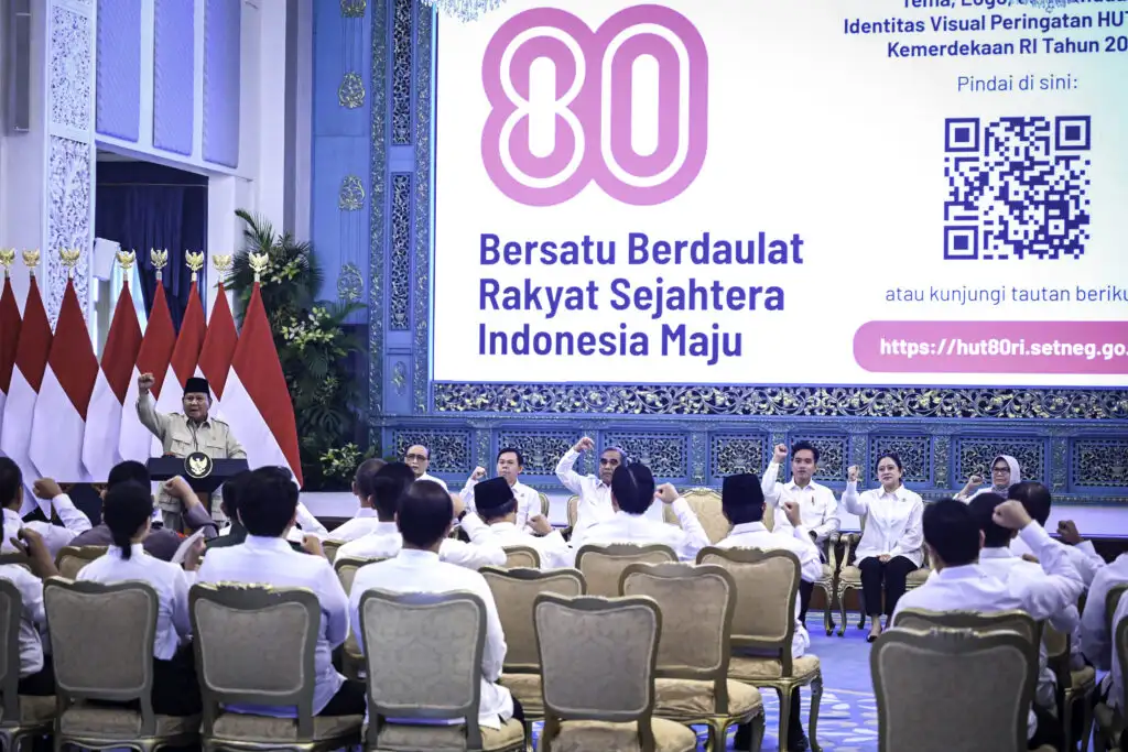 Foto Peresmian Logo HUT RI ke-80