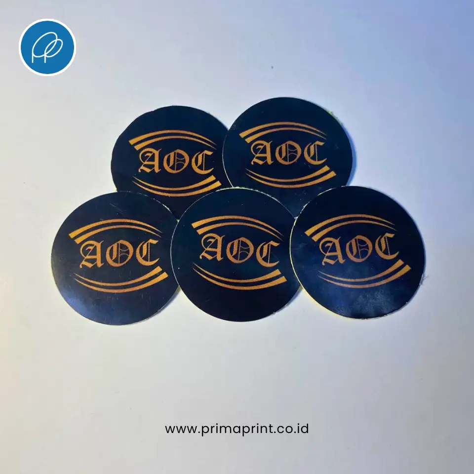 Stiker Bulat AOC (Aman Oriental Carpet)