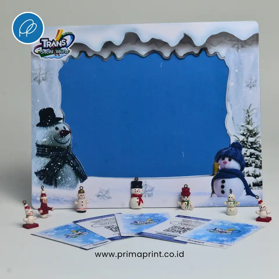 Paper Frame Trans Snow World