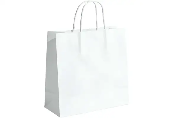 Contoh paper bag dengan white kraft