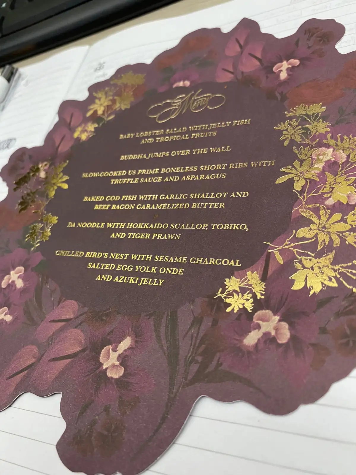 Daftar Menu Unik dengan Hot Print