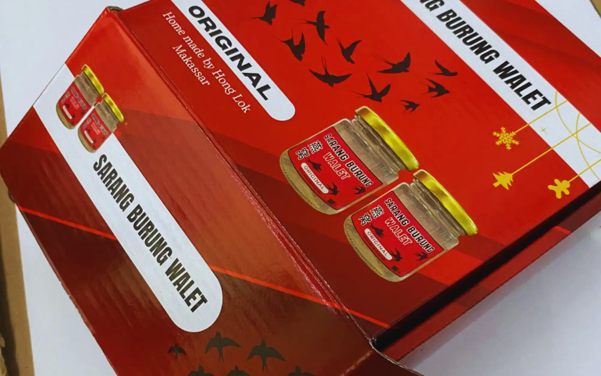 Kemasan Corrugated Produk Sarang Walet