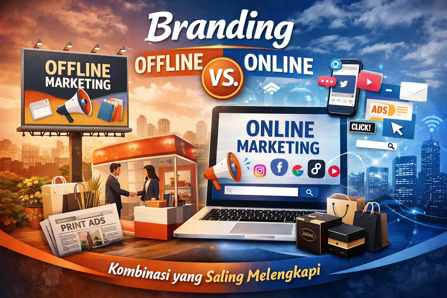 Branding Offline vs Online