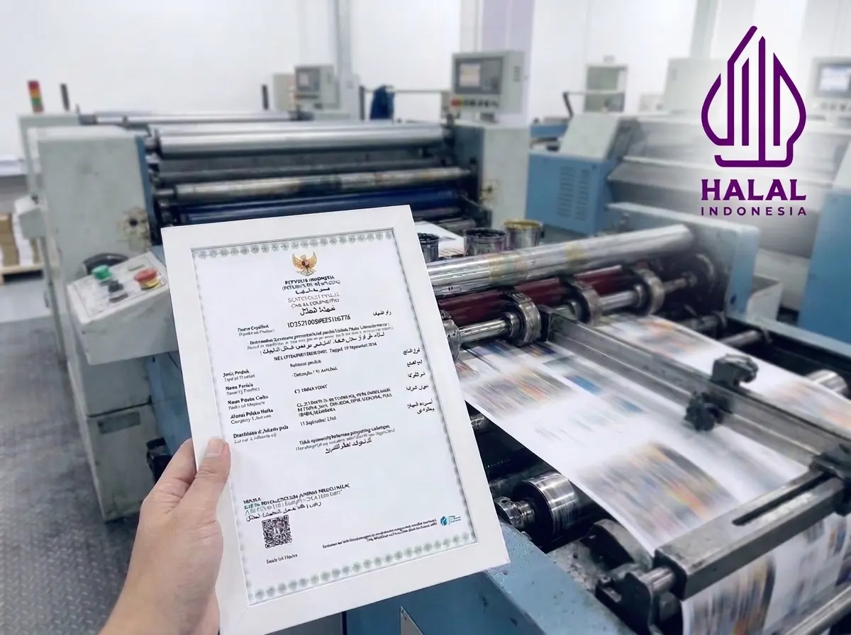 Standar Sertifikasi Halal BPJPH Kemasan Kertas Food Grade Percetakan Prima Print