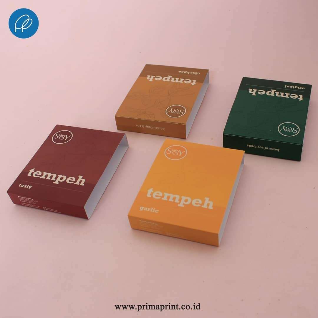 Paper Sleeve produk tempeh