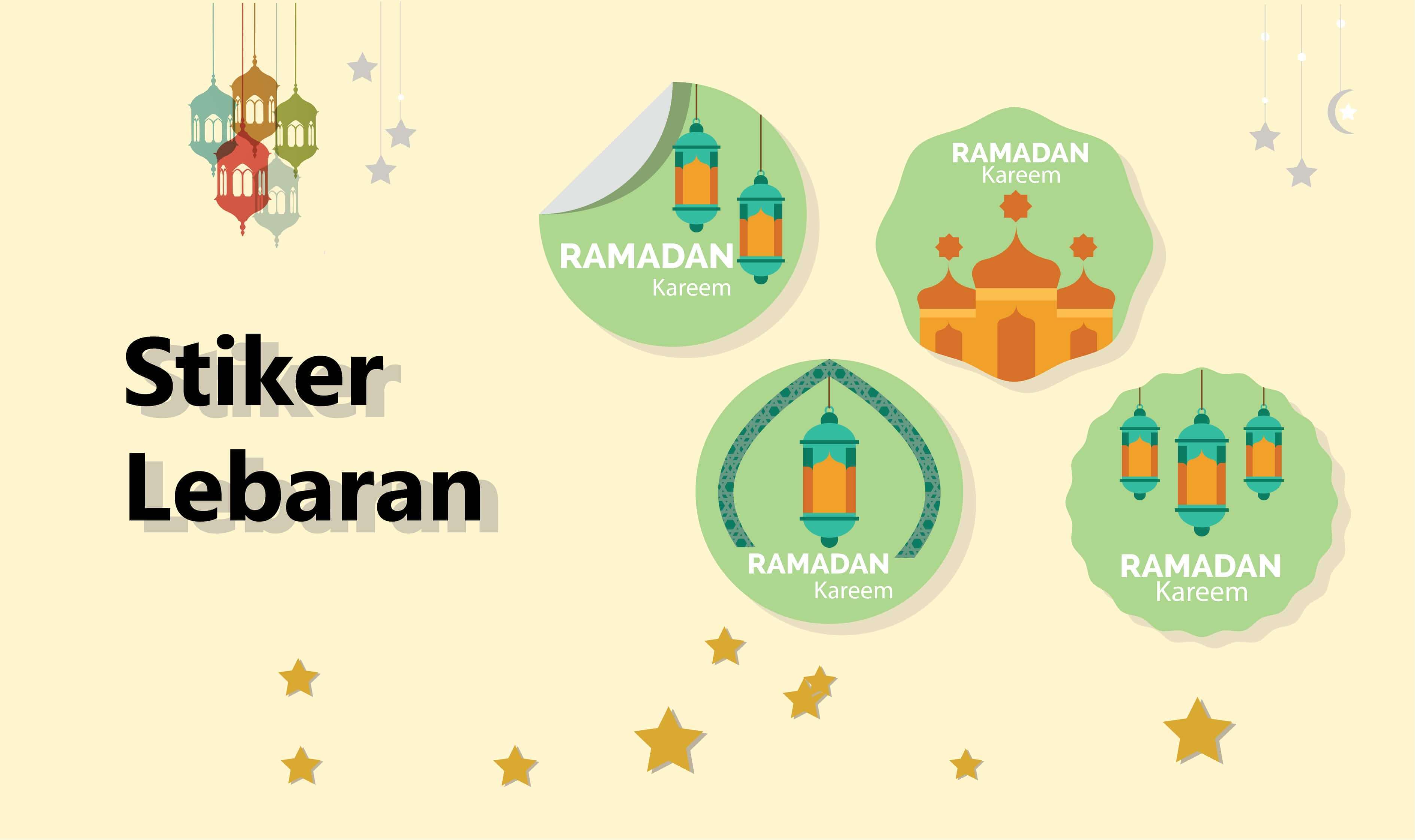 stiker lebaran