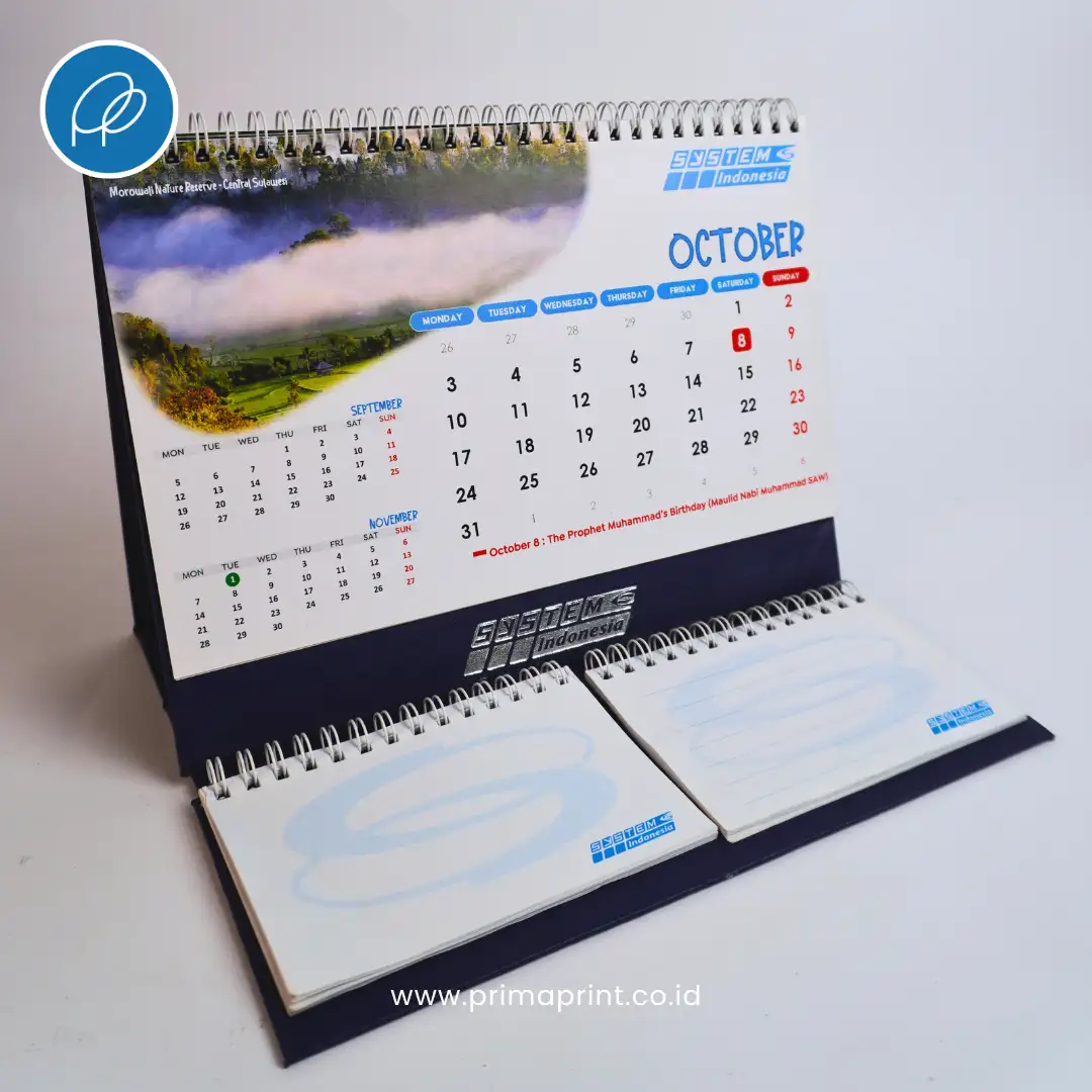 Kalender Meja Unik untuk Bisnis