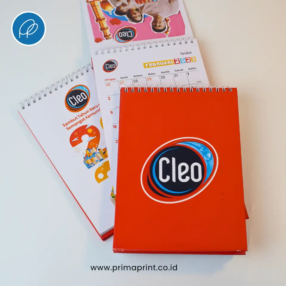 Kalender Duduk Vertikal Cleo