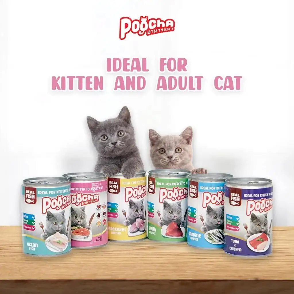 Contoh Label Pakan Kucing Poocha