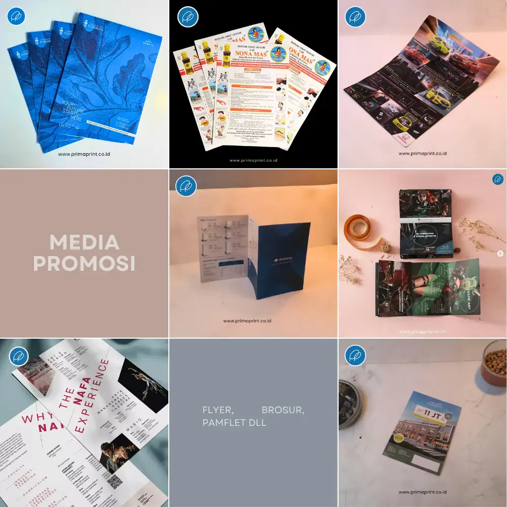 Brosur, Pamflet, Flyer dan Media Iklan Cetak yang Lain