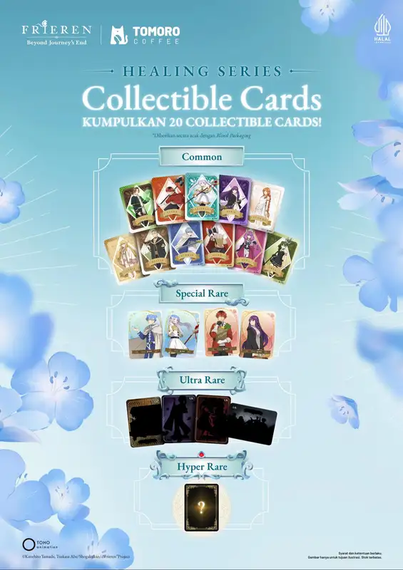 Collectible Cards Tomoro Coffee X Frieren