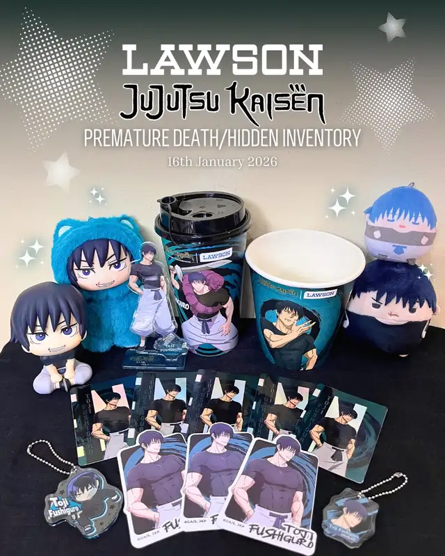 Merch Kolaborasi Lawson X Jujutsu Kaisen