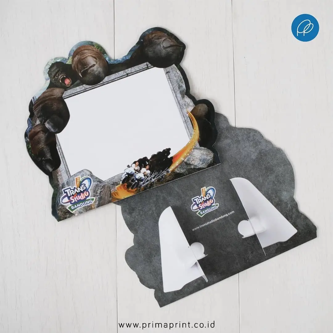 Paper Frame Gambar Gorilla